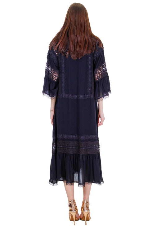 Rochie vascoza neagra R7041-38